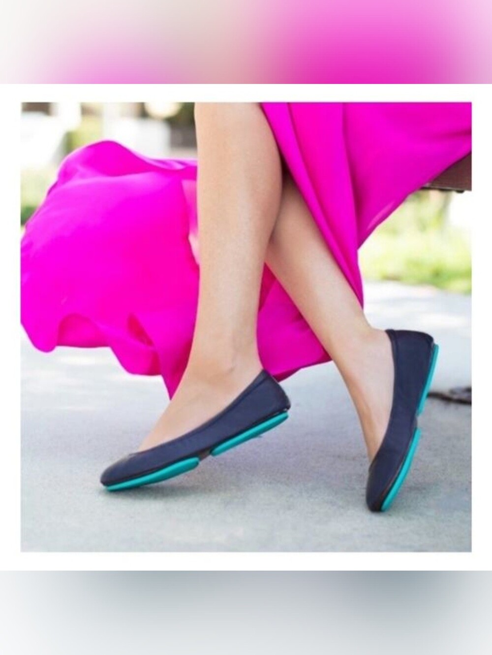 Tieks by Gavrieli Matte Black Italian Leather Ballet Flats Size 9
